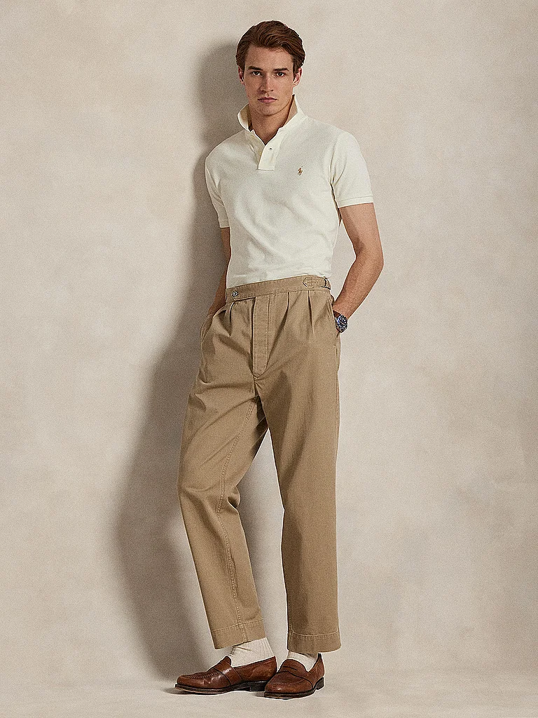 Polo Ralph Lauren Tricou Maro Coniac / Alb-image